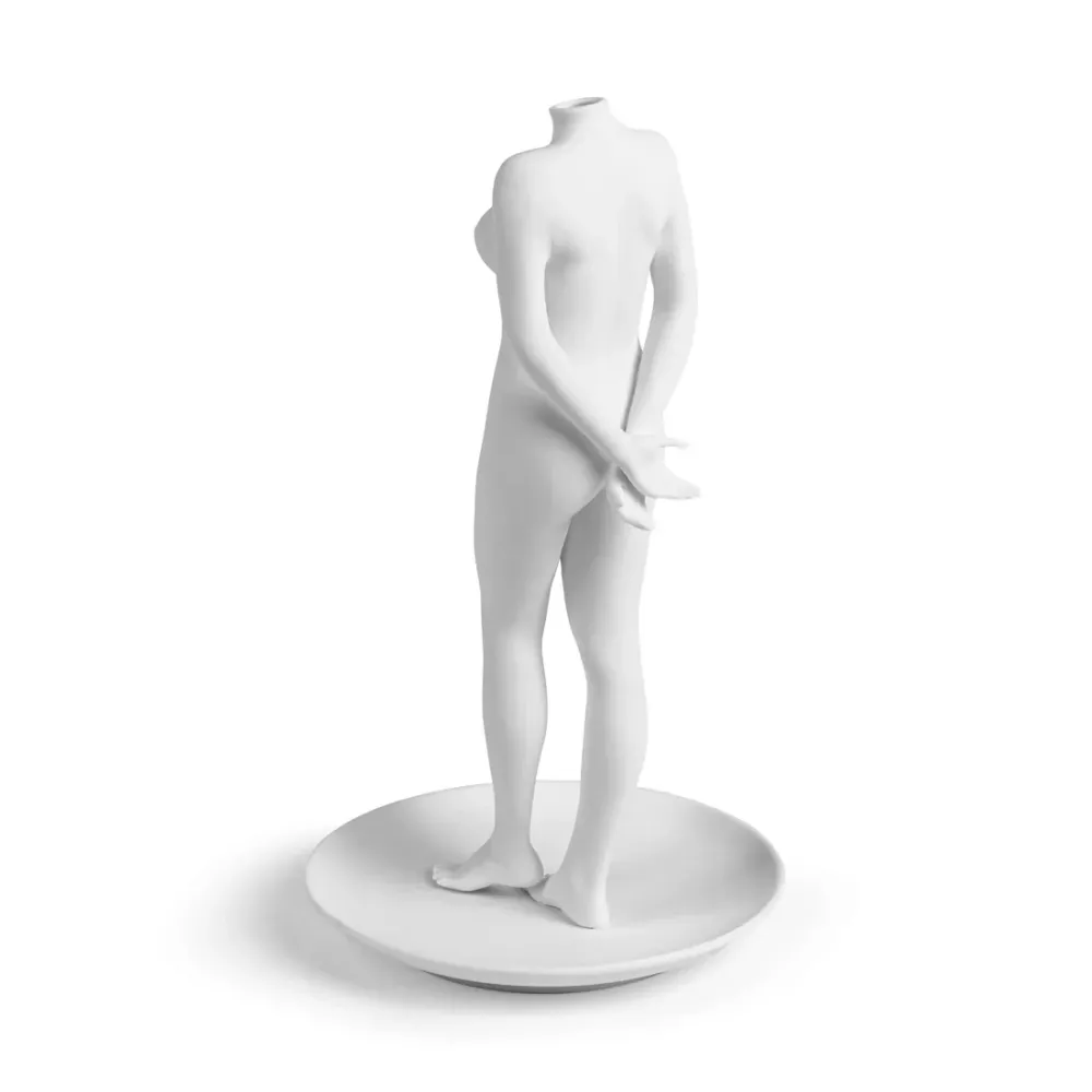 Wazon LA TIMIDA biał porcelana