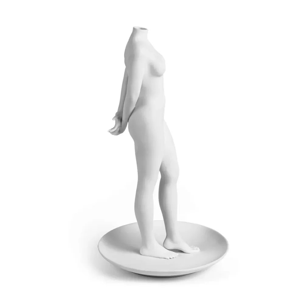 Wazon LA TIMIDA biał porcelana