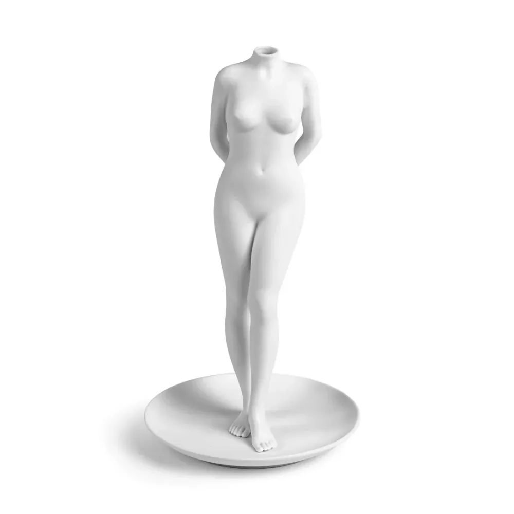 Wazon LA TIMIDA biał porcelana