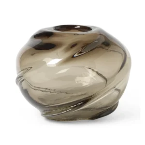 Wazon WATER ROUND SWIRL ciemnoszary