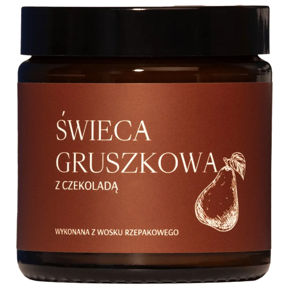 Świeca gruszkowa z czekoladą 120ml