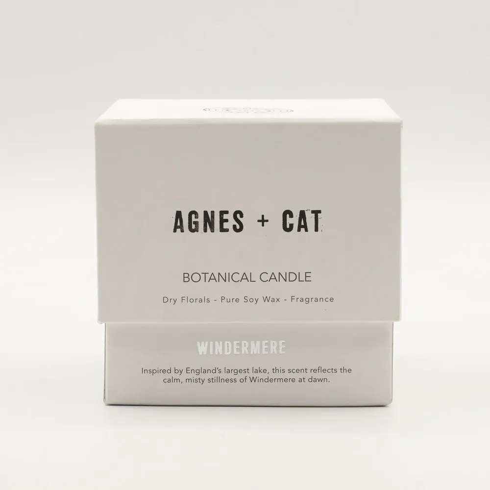 Świeca z wosku sojowego Agnes + Cat Botanical – Windermere