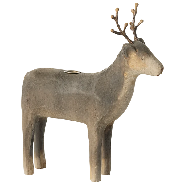 Świecznik Bożonarodzeniowy renifer large 21 cm - Maileg
