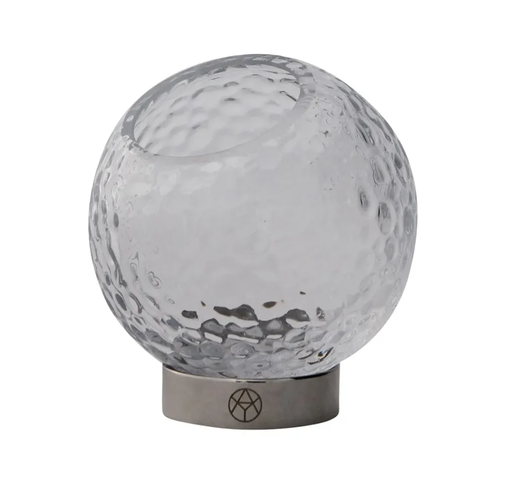 Świecznik GLOBE BUBBLES transparentne szkło