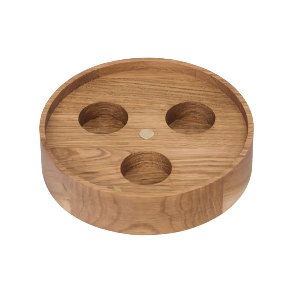 Świecznik na tealighty ENLIGHTENMENT 3 dąb