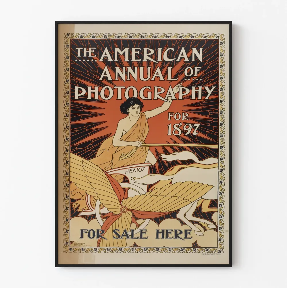 Wintage plakat American Annual Photography 1897