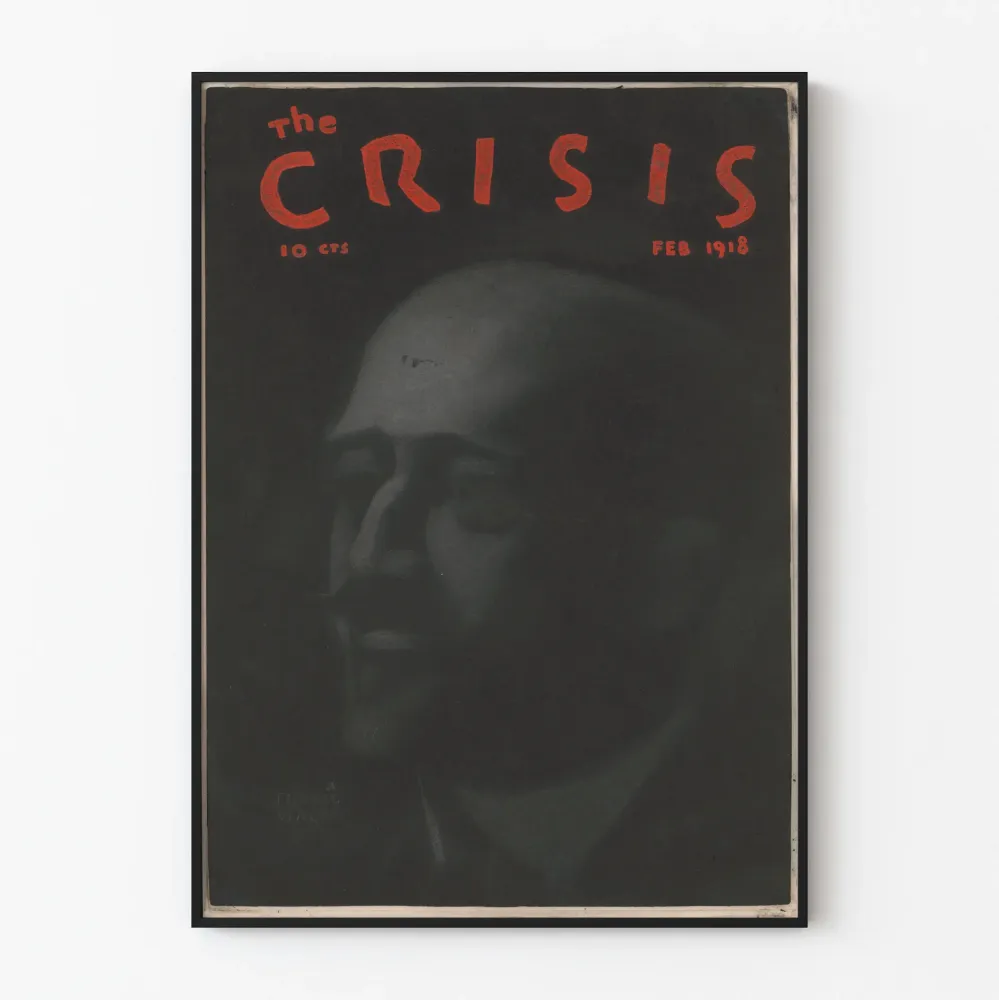 Wintage plakat Crisis - Portret W. E. B. Du Bois