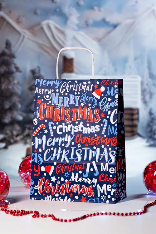 Świąteczna torba papierowa - seria "Christmas"