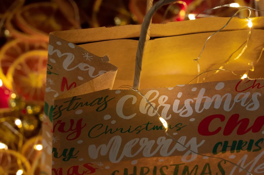 Świąteczna torba papierowa - seria "Christmas"