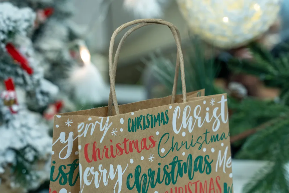 Świąteczna torba papierowa - seria "Christmas"