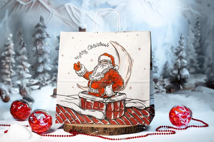 Świąteczna torba papierowa - seria "Christmas"
