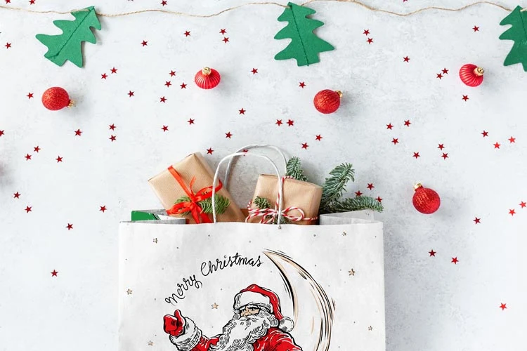 Świąteczna torba papierowa - seria "Christmas"