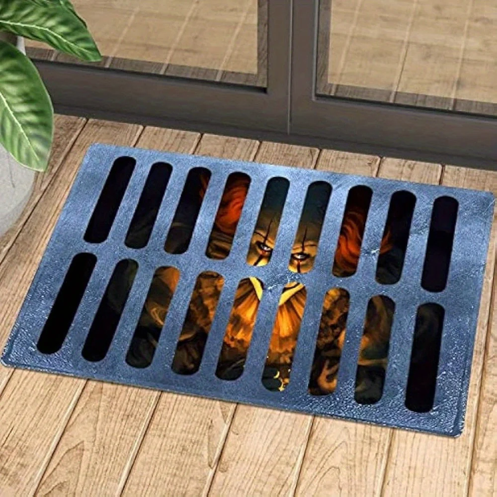 Wycieraczka klauna na Halloween | Projekt 3D włazu kanalizacyjnego