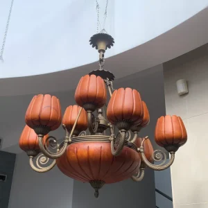 Żyrandol Vangelis Chandalier Danai Alabaster Lamp + 2 kinkiety