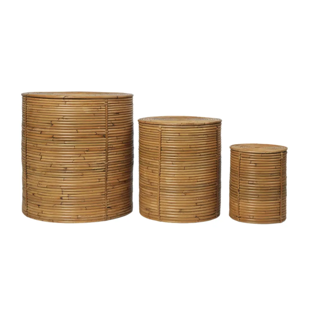 Zestaw koszy COLUMN STORAGE rattan