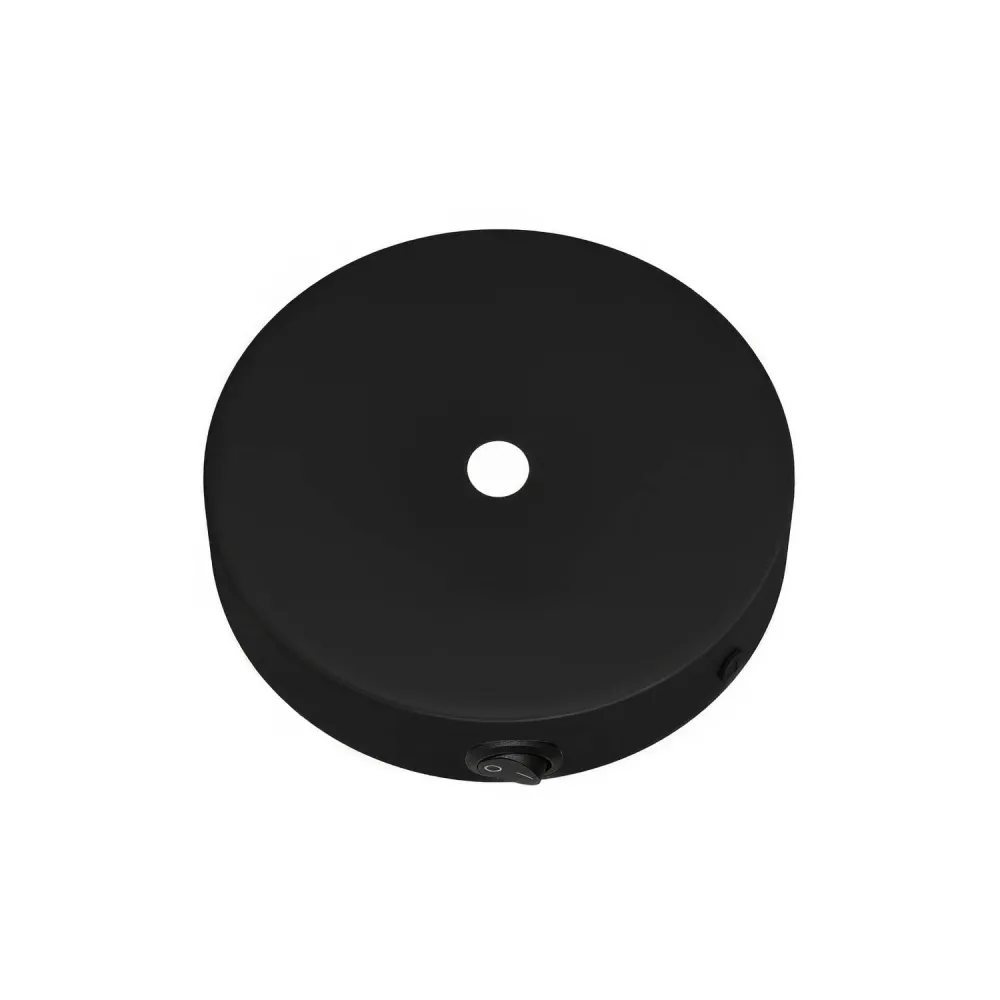Zestaw mini podsufitka cylindryczna z metalu z wyłącznikiem – Czarna
