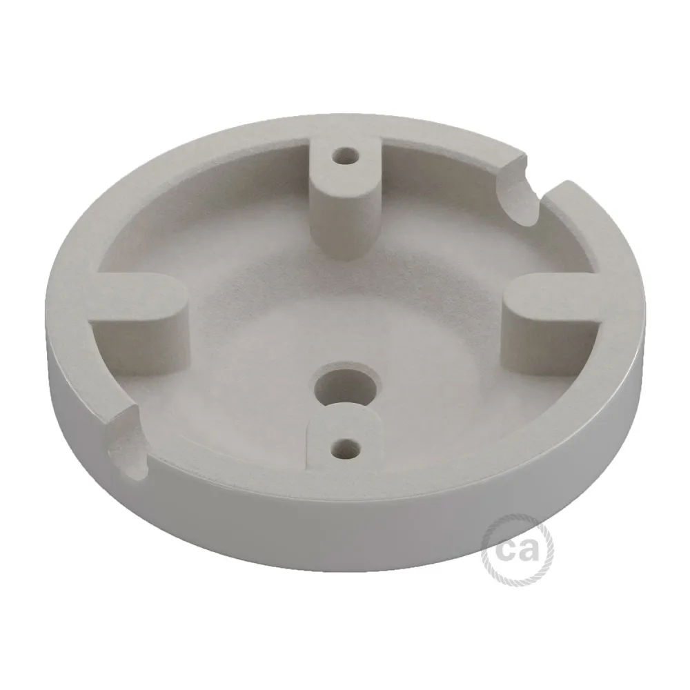 Zestaw podsufitka Minimal z porcelany – biały
