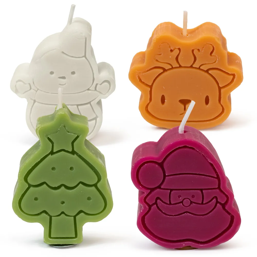 Zestaw Świeć Świątecznych 4szt