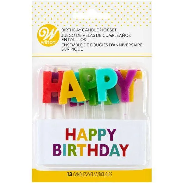 Zestaw świeczek Happy Birthday/13