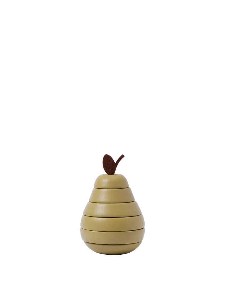 Zestaw zabawek dla dzieci STACKING APPLE AND PEAR drewno bukowe