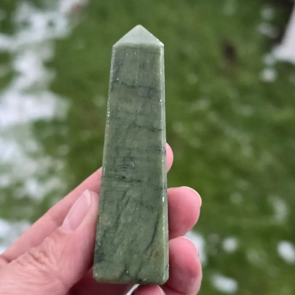 Zielony Jadeitowy Obelisk, Nefrit | Model 4