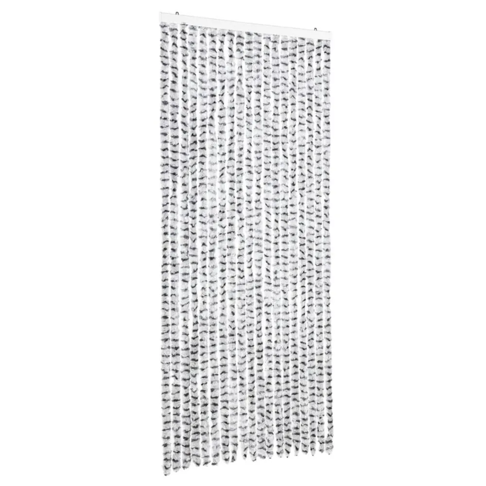 Zasłona przeciwko owadom, jasnoszaro-ciemnoszara, 56x200 cm