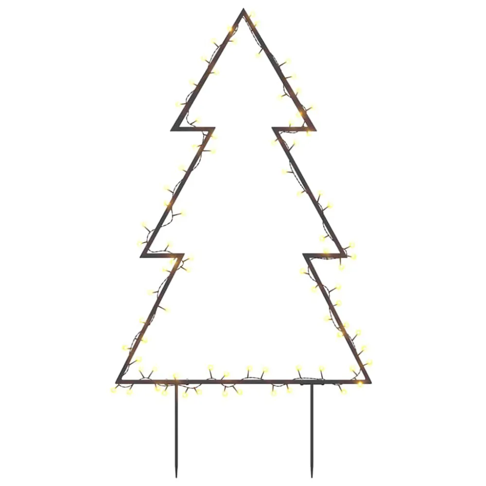 Świąteczna choinka na szpikulcach, 80 LED, 60 cm