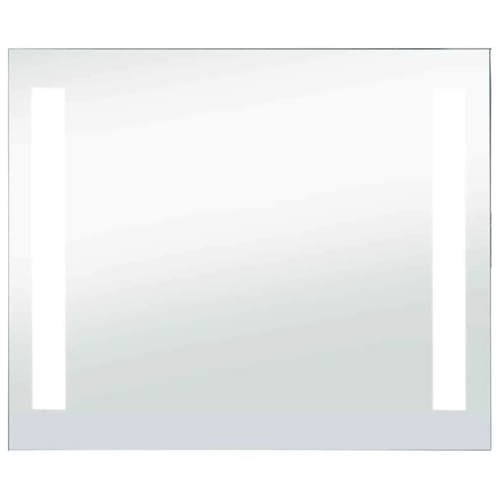 Ścienne lustro łazienkowe z LED, 60 x 50 cm