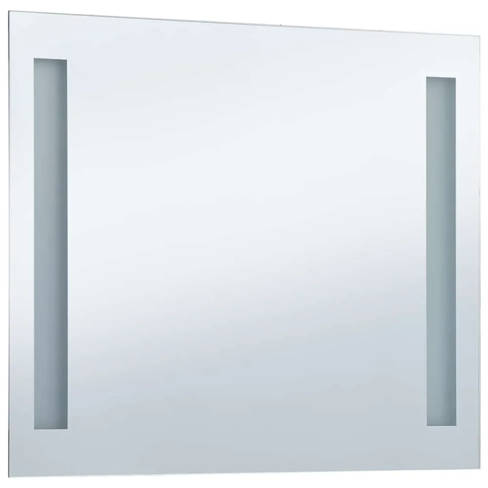 Ścienne lustro łazienkowe z LED, 60 x 50 cm