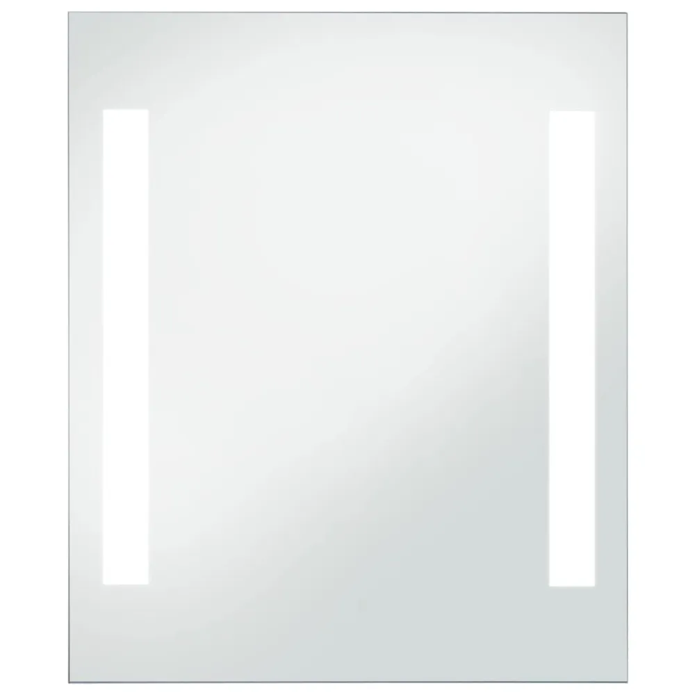 Ścienne lustro łazienkowe z LED, 50 x 60 cm