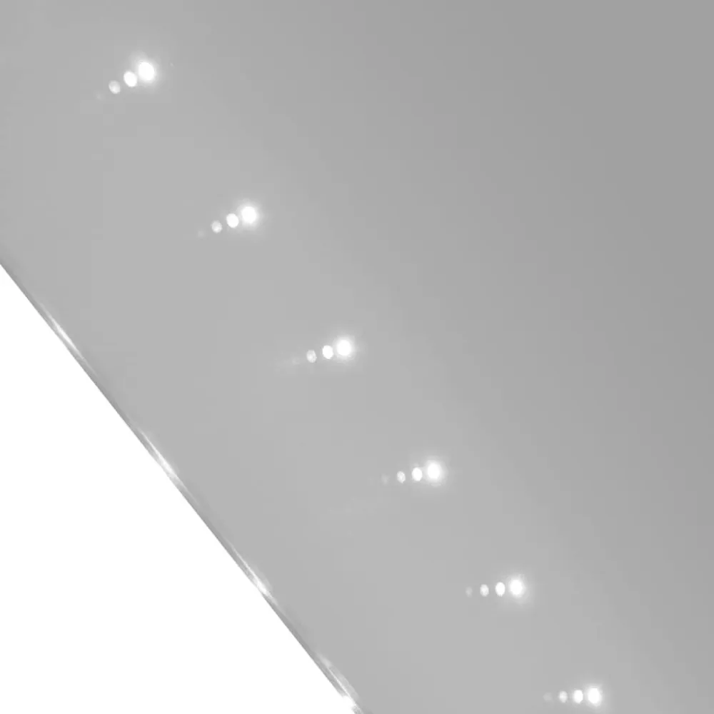 Lustro ścienne, łazienkowe, z lampkami LED, 60 x 80 cm