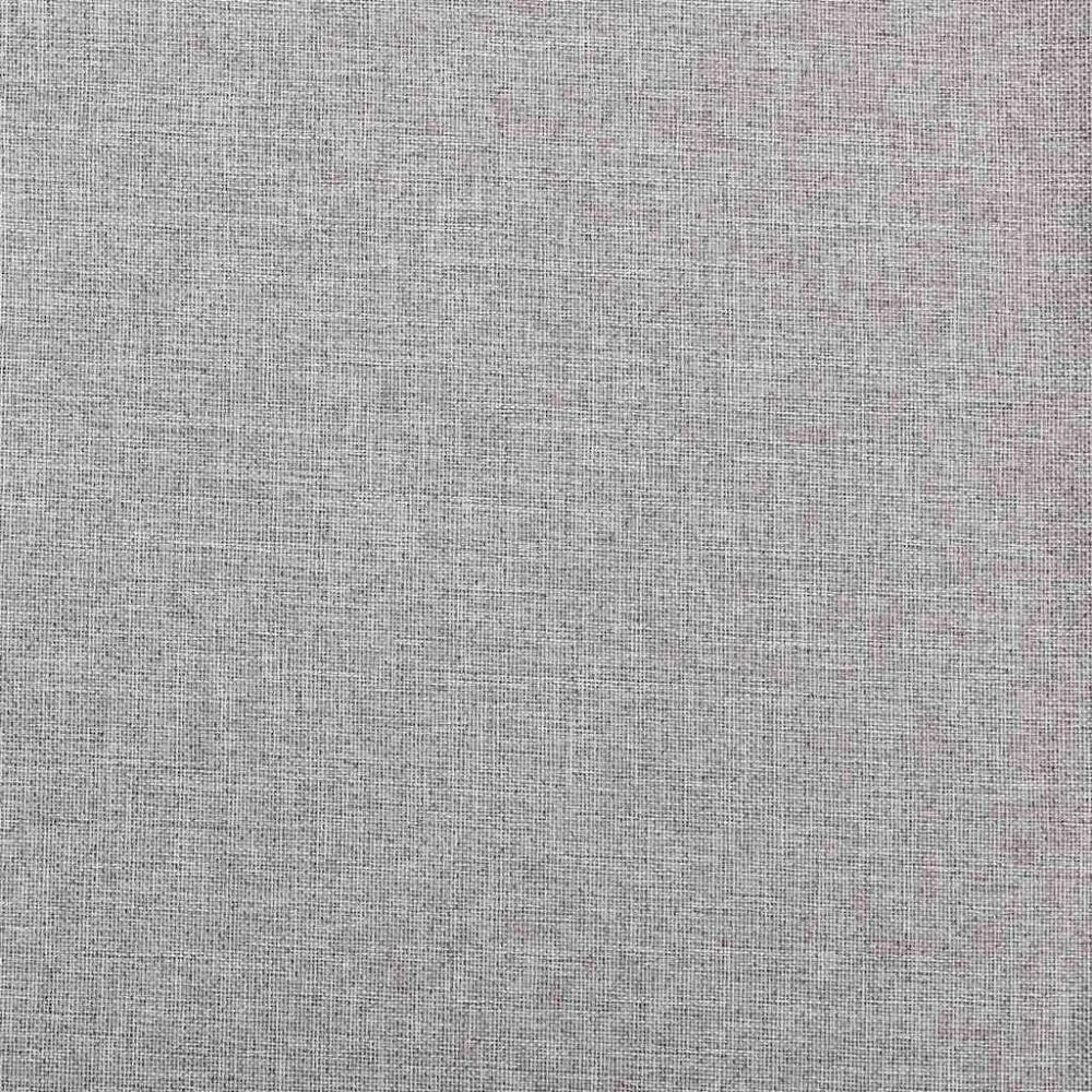Cortinas opacas aspeto linho c/ ganchos 2pcs 140x225cm cinzento