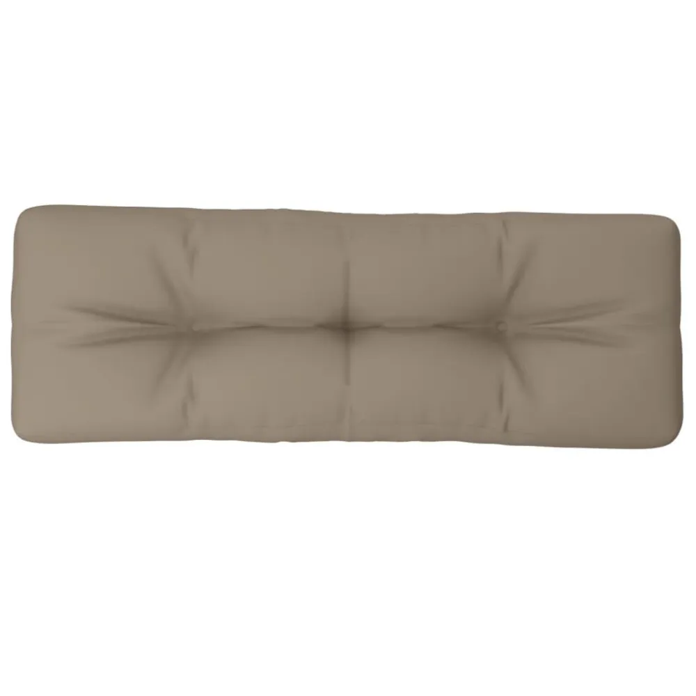 Poduszka na paletę, taupe, 120x40x12 cm, tkanina