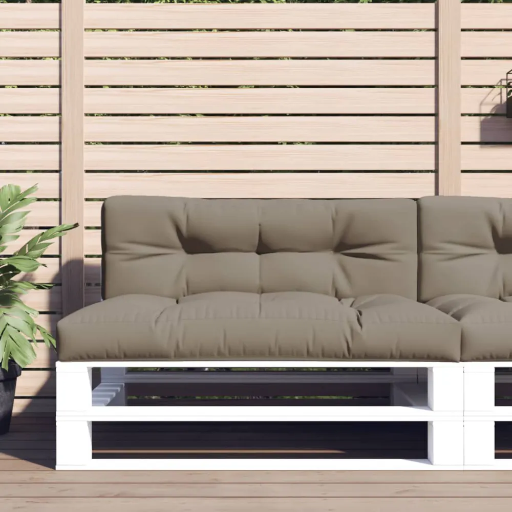 Poduszka na paletę, taupe, 120x40x12 cm, tkanina