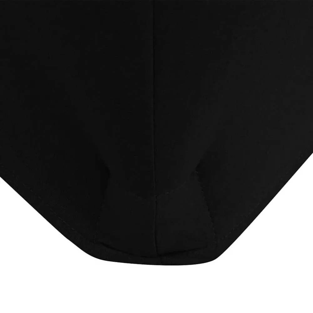 Elastyczny pokrowiec na stół 120x60,5x74 cm, 2 szt., czarny