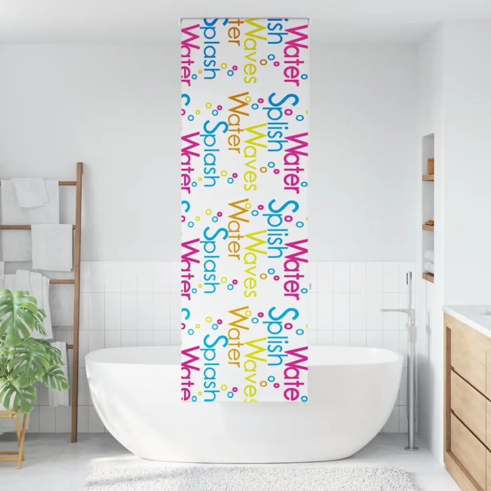 Roleta prysznicowa 60x240 cm Szerokość tkaniny 56 cm