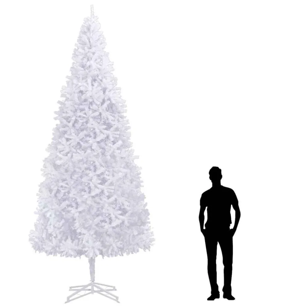 Árvore de natal artificial 400 cm branco