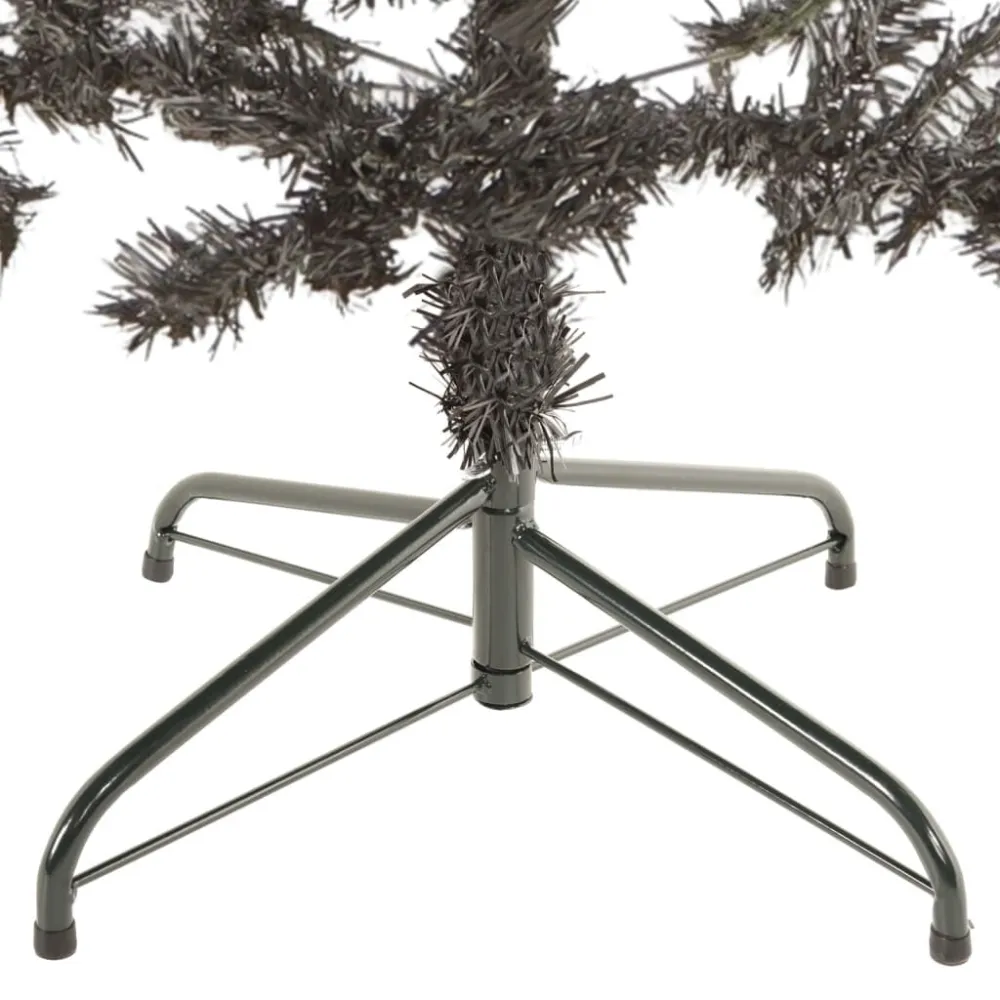 Árvore de Natal fina 180 cm preto