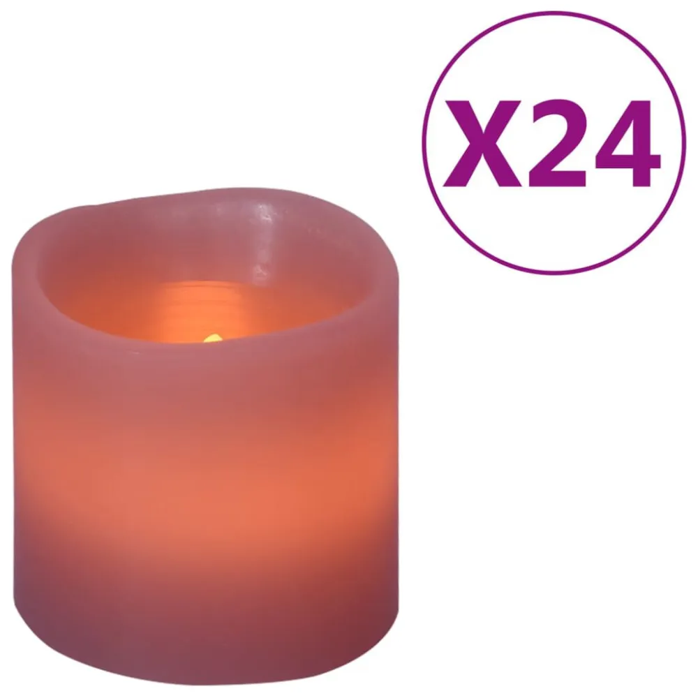 Świece LED, elektryczne, 24 szt., ciepł biel