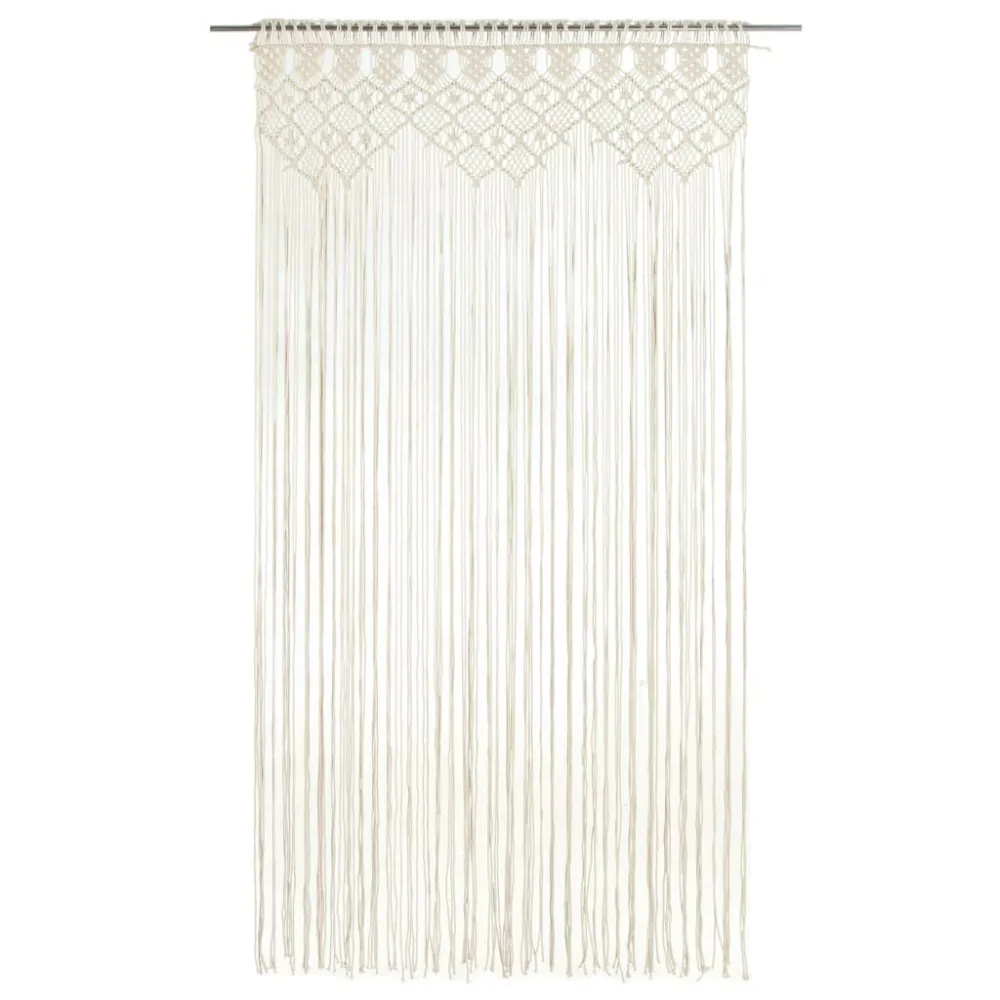 Zasłona z makramy, 140 x 240 cm, bawełna